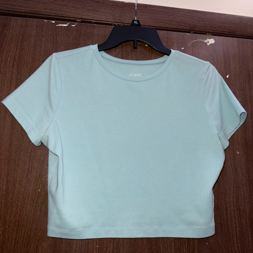 Wild Fable Light Blue Crop Top Size Large
